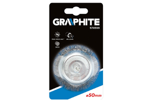 Graphite drótkorong  hullámos 50 mm