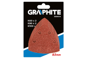 Graphite csiszolópapír 5r 83x83x83 mm 60,80,100