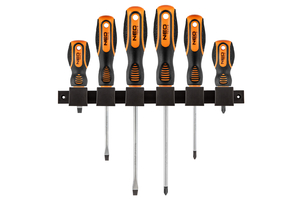 Neo csavarhúzó készlet 6db-os fali tartóval