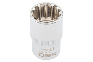 Neo 1/2" 12 szögű dugókulcs 17mm