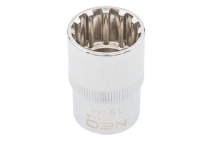 Neo 1/2" 12 szögű dugókulcs 19mm