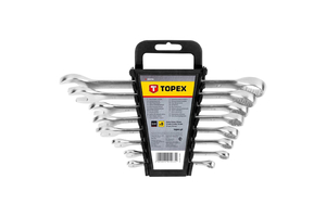 Topex Csillag-Villáskulcs készlet 6-19 mm 8 db
