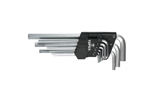 Topex imuszkulcs klt. 1,5-10 mm 9r. hosszított