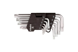 Topex torx imbuszkulcs klt. rövid t10-50 9r.