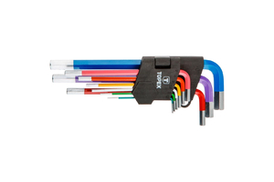 Topex torx imbuszkulcs klt. 1,5-10 mm színes 9r.