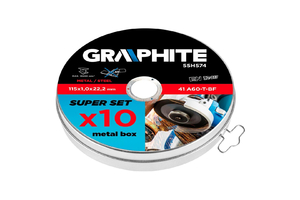 Graphite vágókorong fémhez 115x1x22.2mm