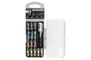 Graphite csavarhúzó bit klt. 25mm 15db-os