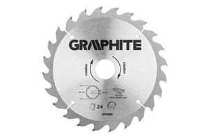 Graphite körfűrészlap keményfém fogak 190mm 24 fog