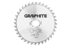 Graphite körfűrészlap keményfém fogak 216mm 36 fog