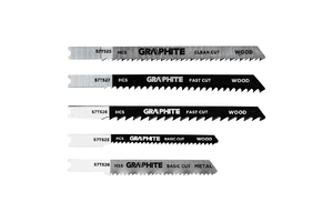 Graphite dekopírfűrészlap U fa-fém-műanyag 5 db