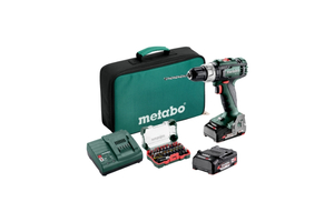 Metabo sb 18 l set 50 nm 2x2ah akku+töltő+32 része