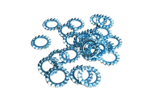 Alátét horganyzott  6 mm fogazott din6798