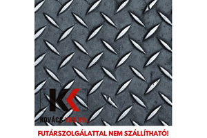 Bordás lemez mh 1000x2000x3,0 mm 53 kg/tábla