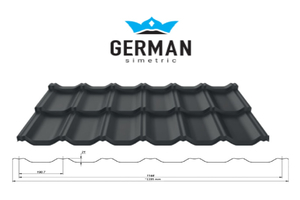 German modulos cserepes lemez MAT AM PE Standard