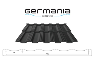Germania modulos cserepes lemez MAT AM PE Standard