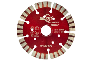 Gyémánt vágókorong 125 mm piros pro