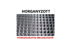Hegesztett háló 2000x1000x50x50x3,8 mm horganyzott