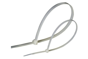 Kábelkötegelő 4,8x290 mm fehér (100db/cs)