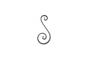 S elem méret 260x110 mm, anyag 12x6 mm