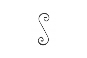 S elem méret 360x120mm,  anyag12 x6mm