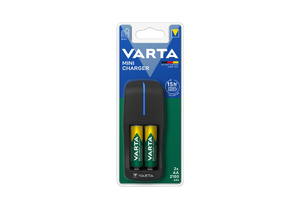 Varta akkutöltő mini +2db 2100mah aa 900min